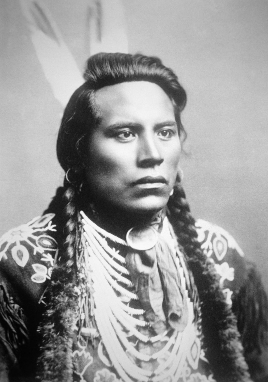 Crow kabilesinden Curley, Custer