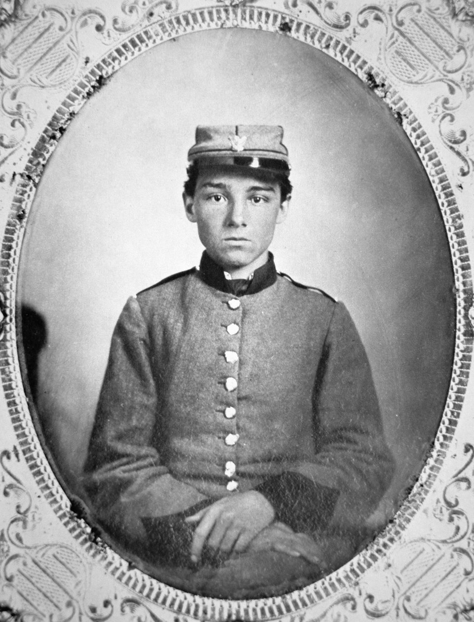 Edwin Tennison, Konfederasyon Ordusu askeri (s/b fotoğraf) by American Photographer