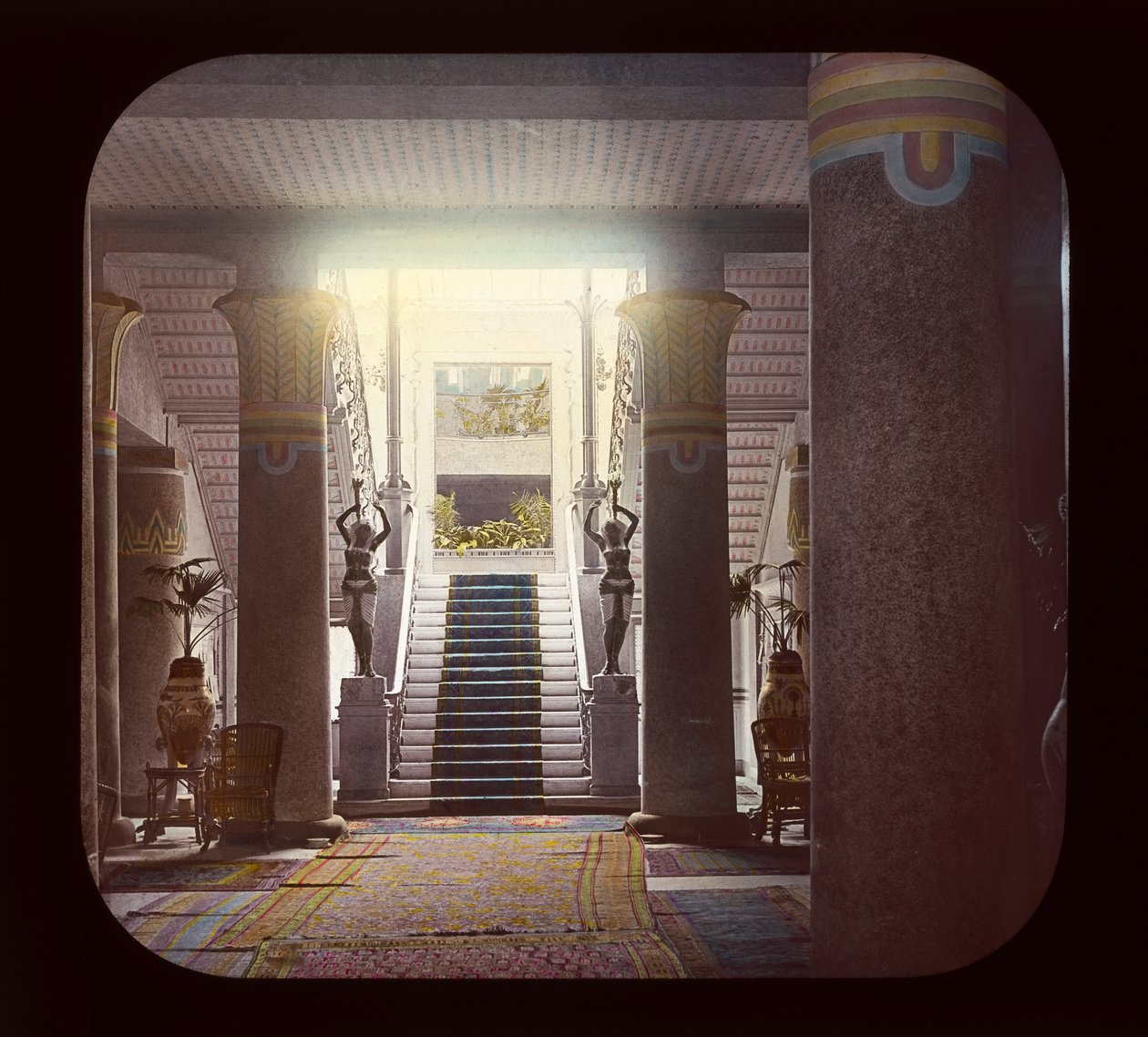 Mısır - Salon, Shepherds Hotel, Kahire (fener kaydırağı) by American Photographer