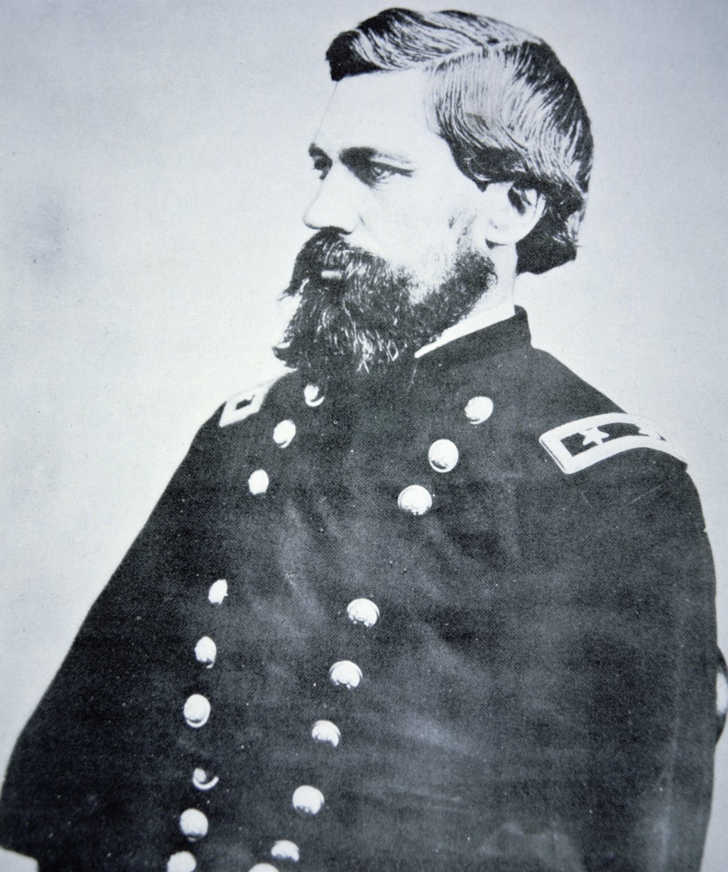 General Oliver Otis Howard (1830-1909) (s/b fotoğraf) by American Photographer