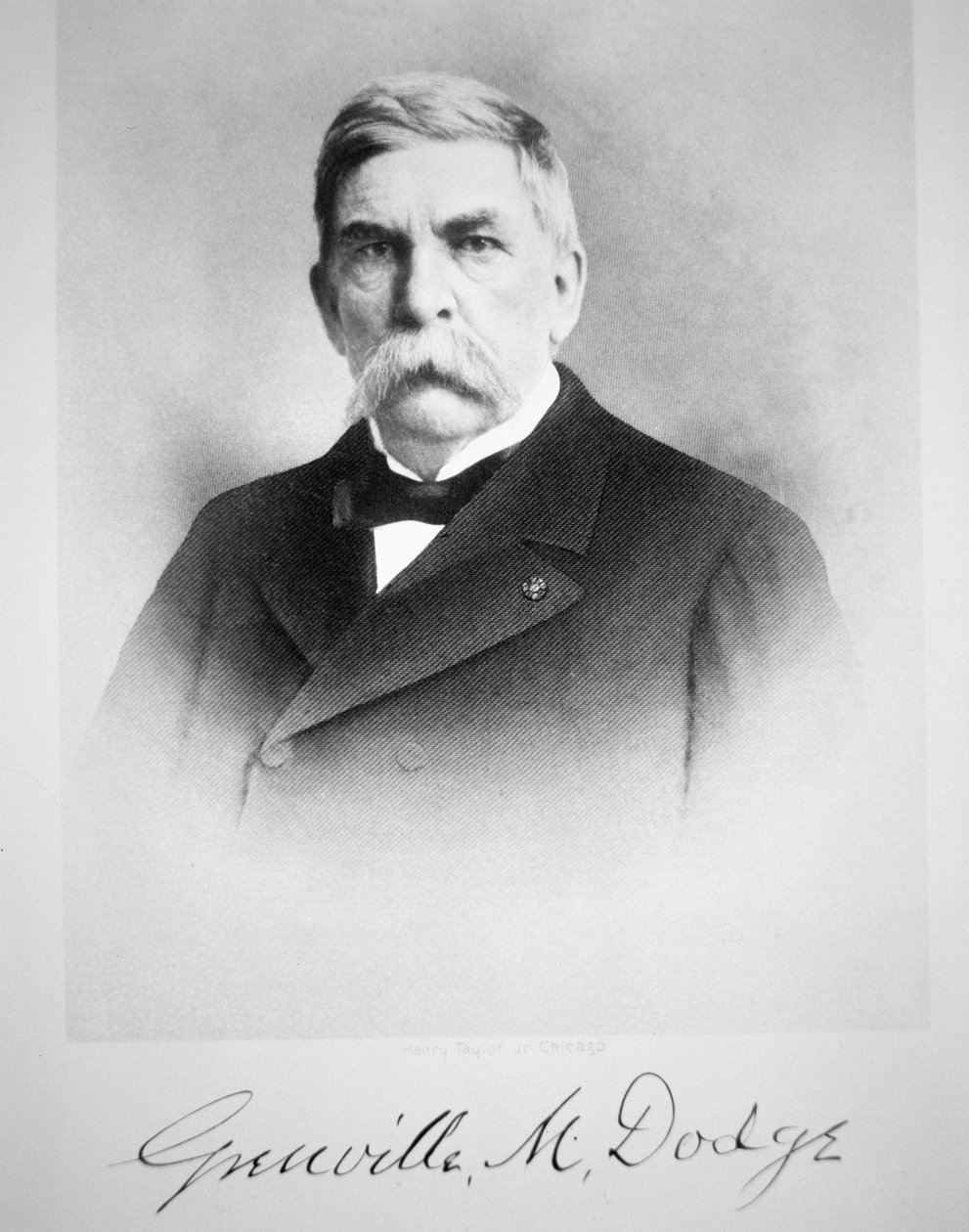 Grenville M. Dodge (1831-1916) (s/b fotoğraf) by American Photographer