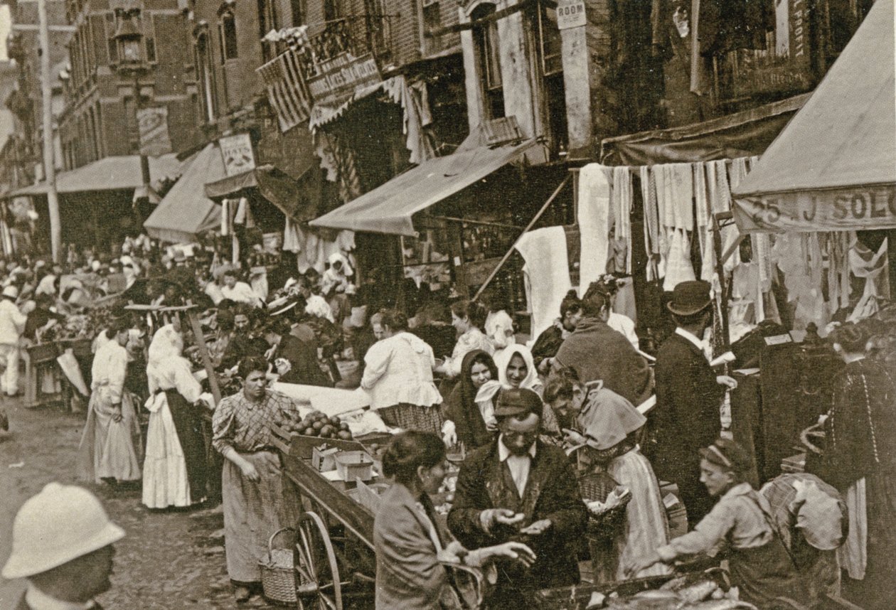 Hester Caddesi, New York, 1898 by American Photographer