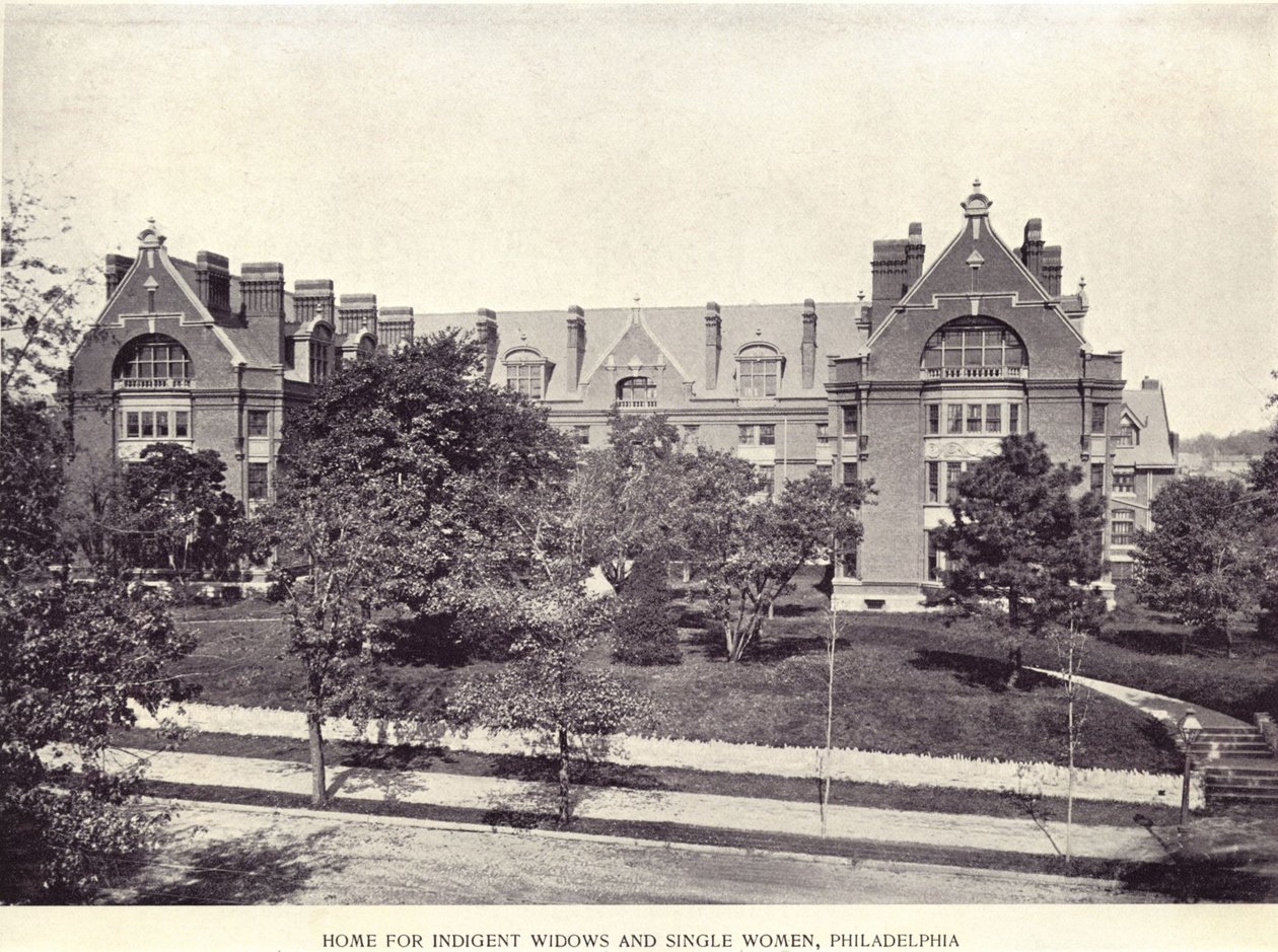 Yoksul Dullar ve Bekar Kadınlar Evi, Philadelphia by American Photographer