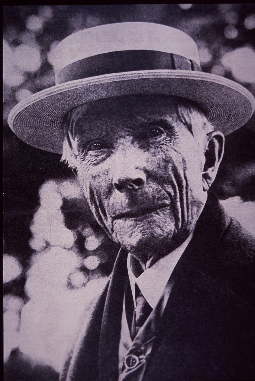 John D. Rockefeller, 1930 dolayları (s/b fotoğraf) by American Photographer