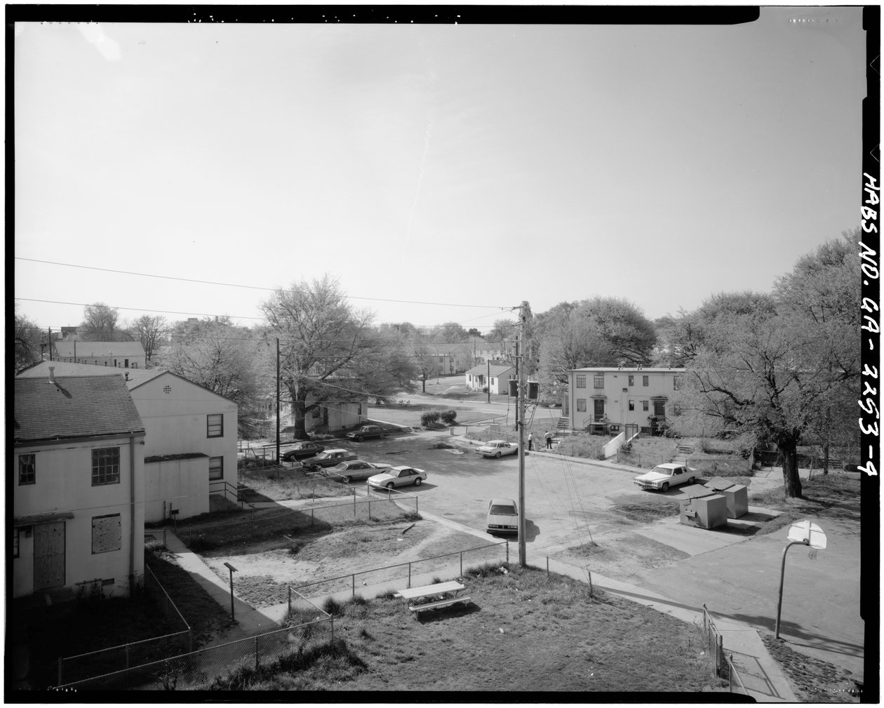 John Hope Homes (Toplu Konut), Sınırlı Larkin, Dora, Spelman Streets & Lane, Atlanta, Fulton County, GA (s/b fotoğraf) by American Photographer