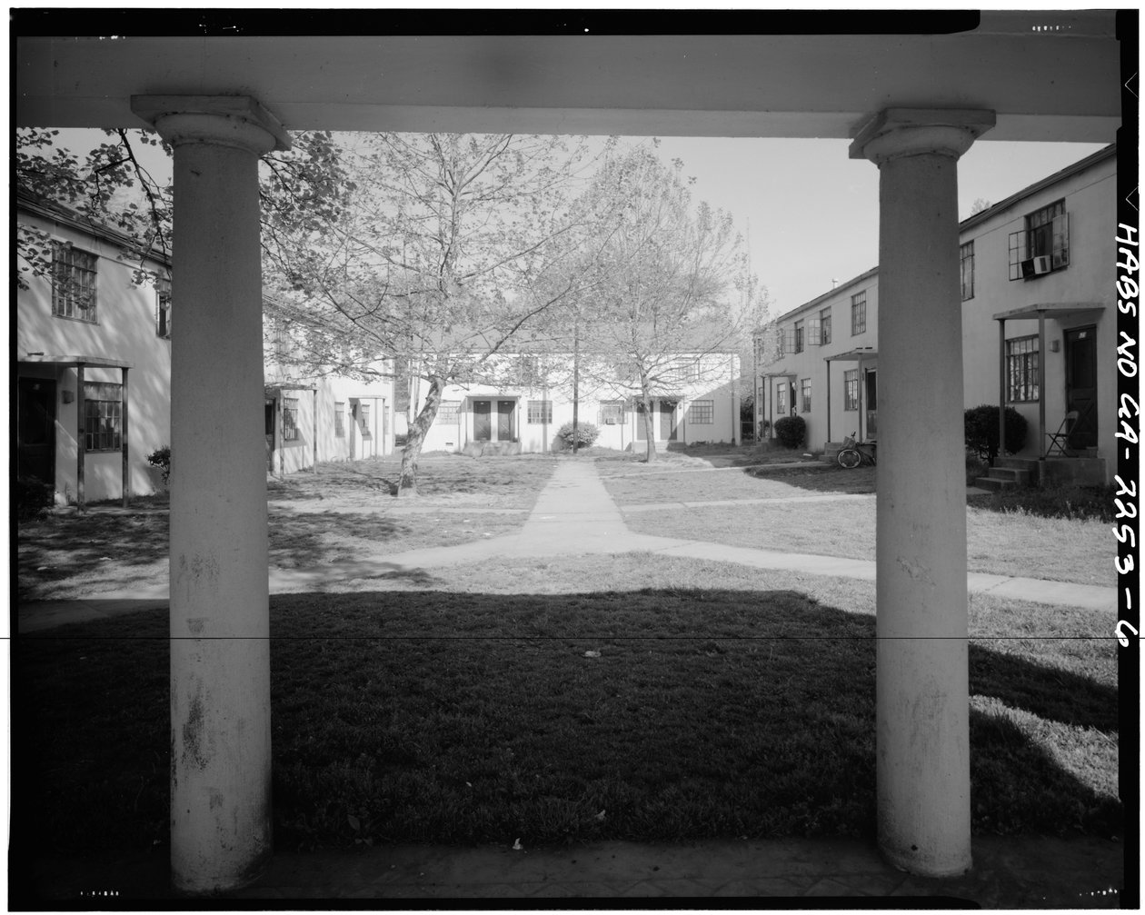 John Hope Homes (Toplu Konut), Sınırlı Larkin, Dora, Spelman Streets & Lane, Atlanta, Fulton County, GA (s/b fotoğraf) by American Photographer