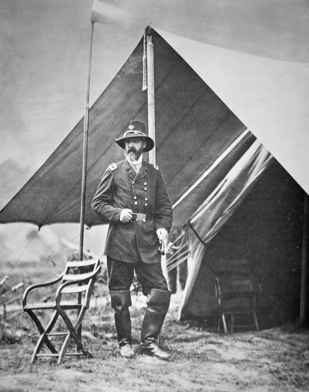 Tümgeneral George Meade (1815-72) (s/b fotoğraf) by American Photographer