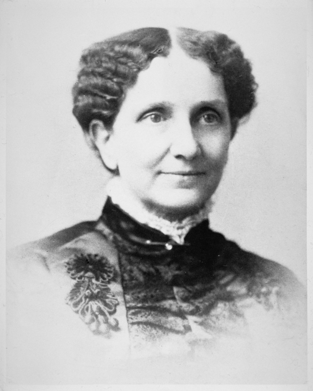 Mary Baker Eddy (1821-1910) (s/b fotoğraf) by American Photographer