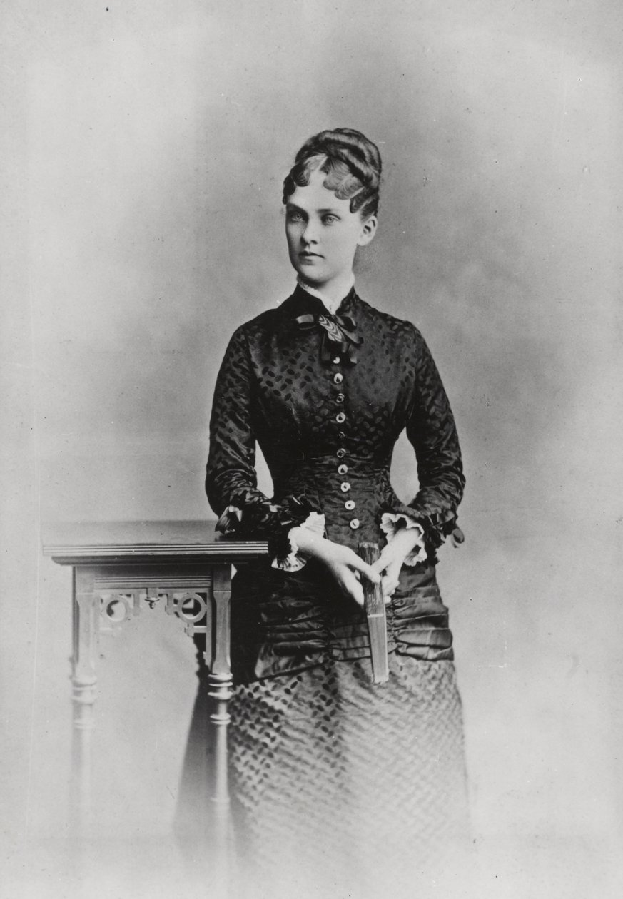 Bayan Theodore Roosevelt, 1882 dolayları (s/b fotoğraf) by American Photographer