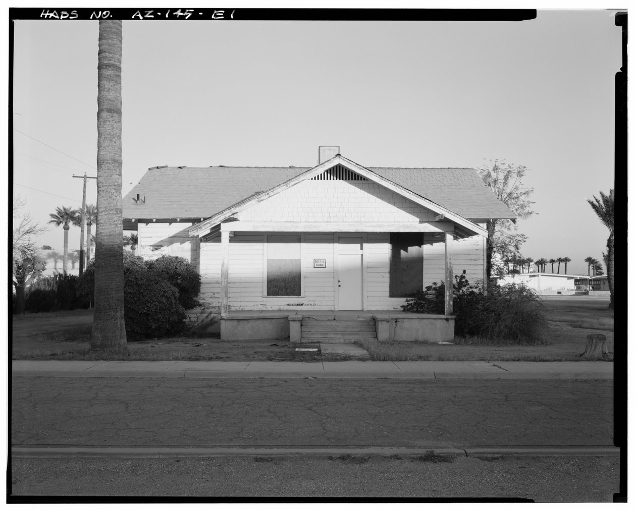 Phoenix Indian School, Cottage, Central Avenue ve Indian School Road