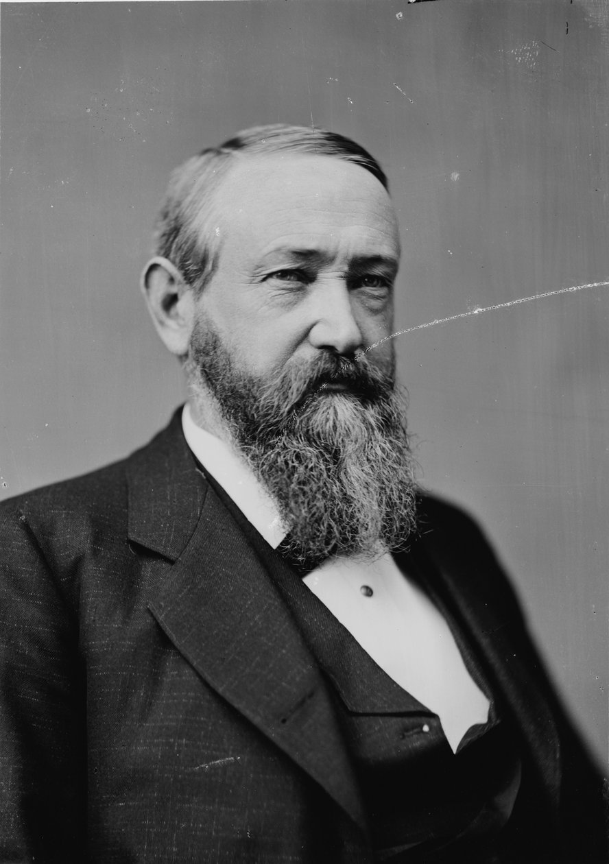 Başkan Benjamin Harrison, c.1870-80 by American Photographer