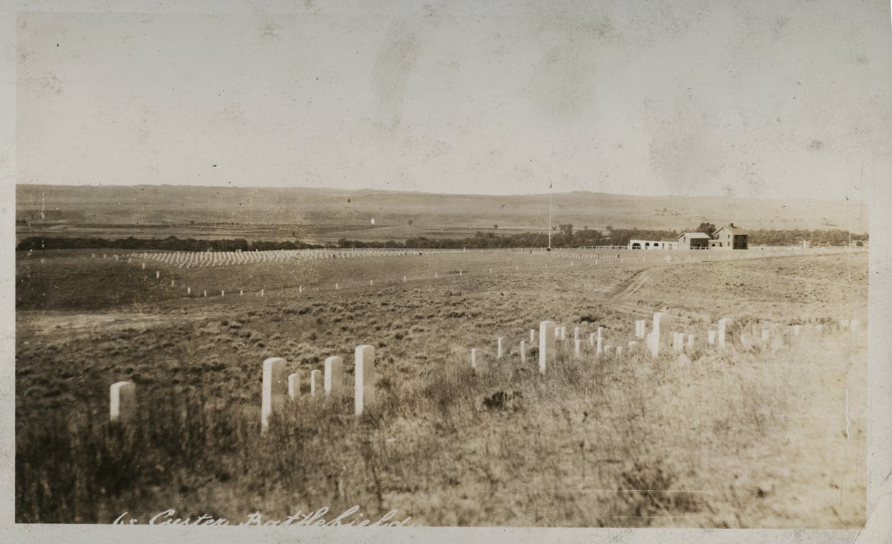 Custer Battlefield'daki sahne by American Photographer
