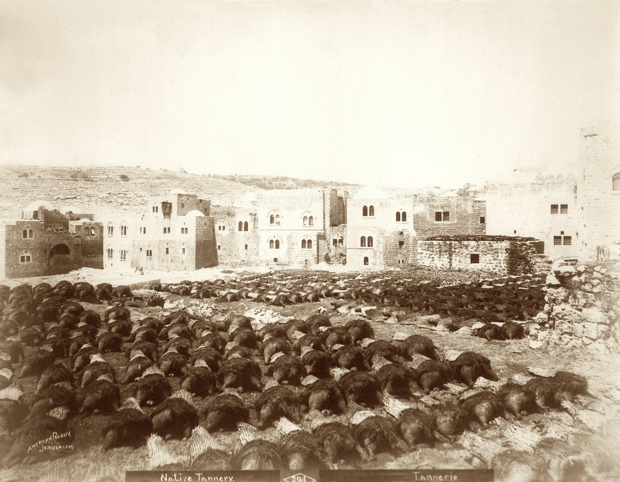Ön planda ortaya konulan derilerle Hebron