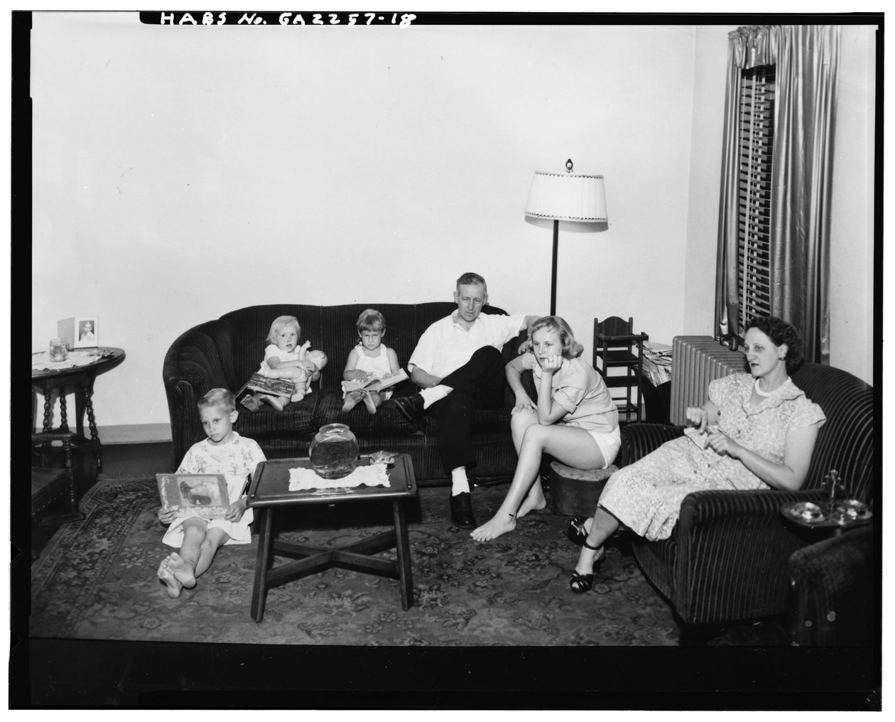 Techwood Homes (Toplu Konut), North Avenue, Parker Street, William Street & Lovejoy Street, Atlanta, Fulton County, GA, 1940 dolayları (s/b fotoğraf) by American Photographer