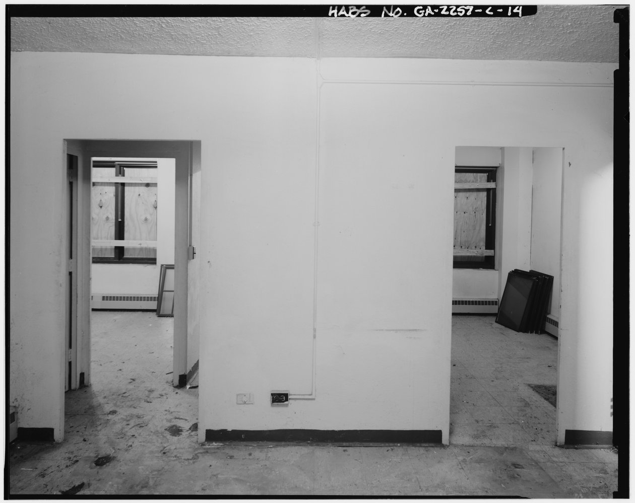 Techwood Homes, Bina No. 1, 575-579 Techwood Drive, Atlanta, Fulton County, GA (s/b fotoğraf) by American Photographer