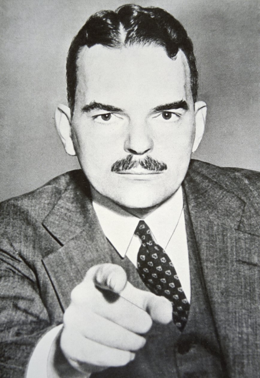 Thomas E. Dewey (1909-71) (s/b fotoğraf) by American Photographer
