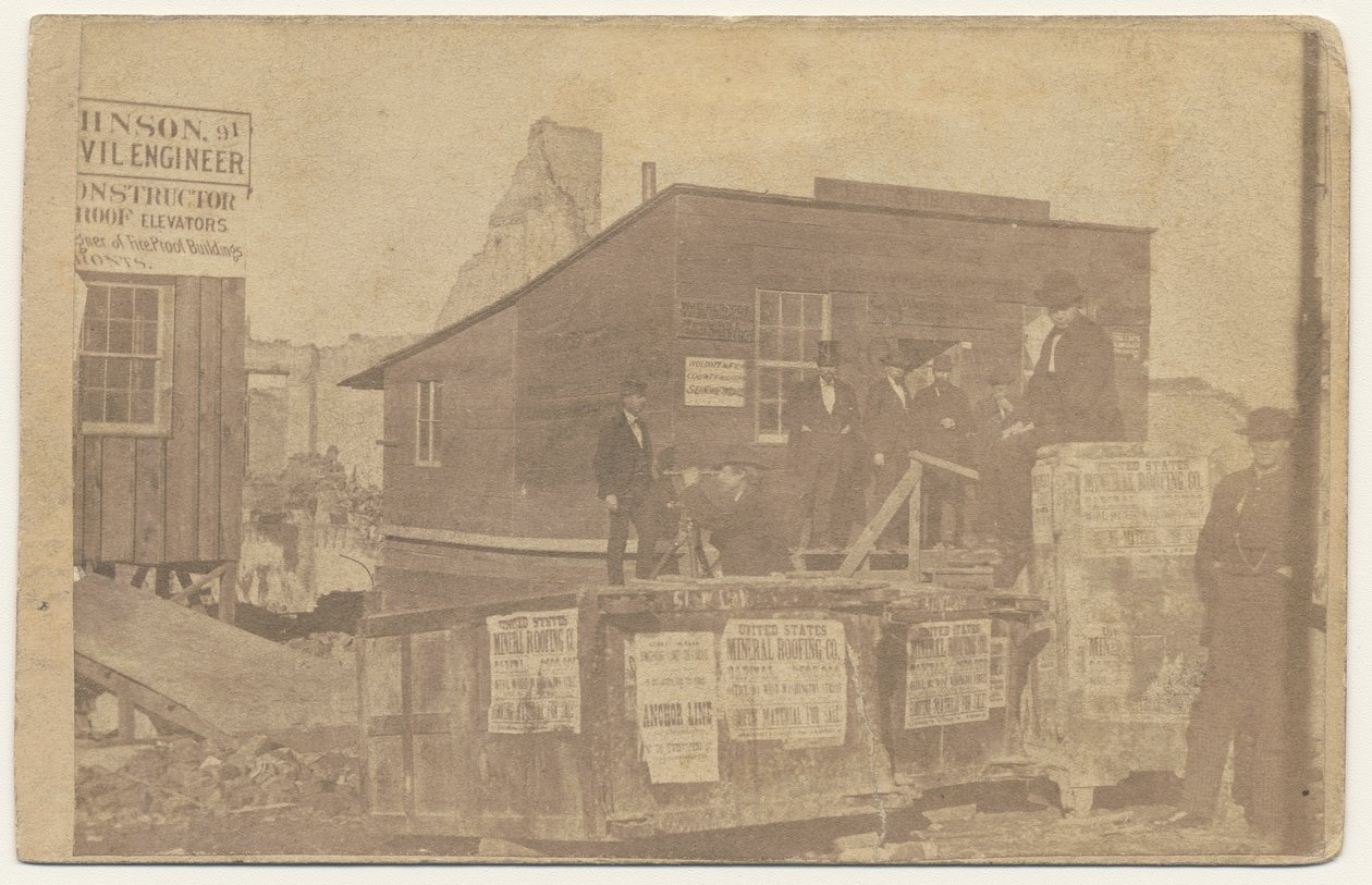 WD Kerfoot Bloğu, 1871 by American Photographer