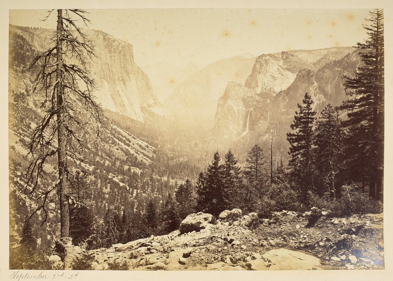 İnceleme Noktasından Yosemite Vadisi by American Photographer