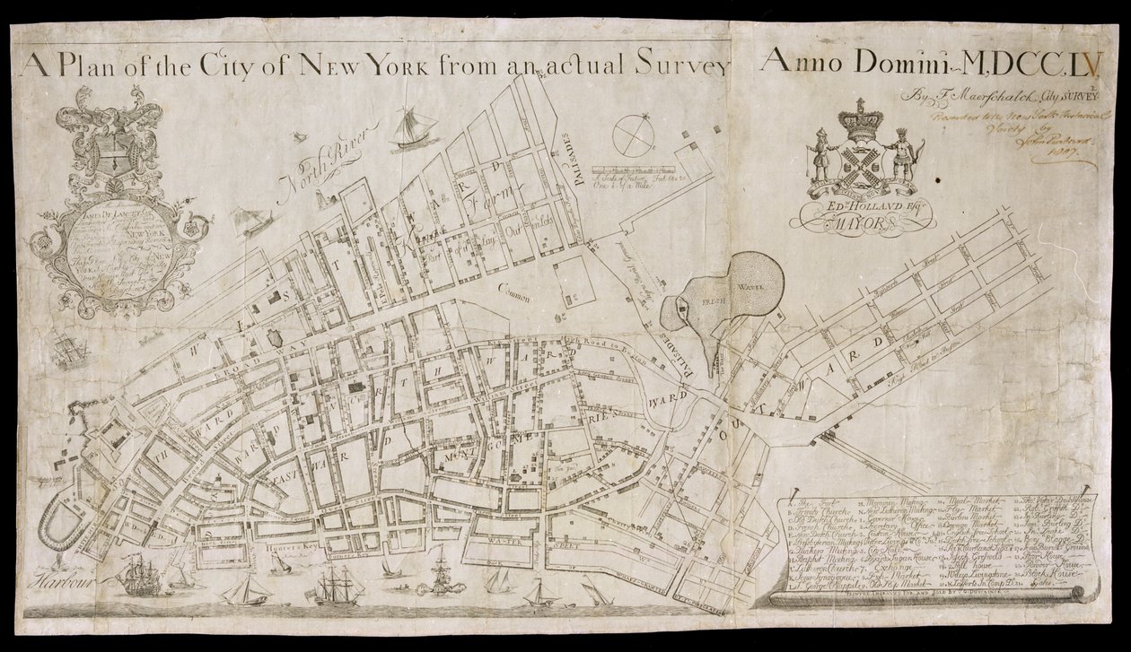 Gerçek Bir Anketten New York Şehri Planı by American School