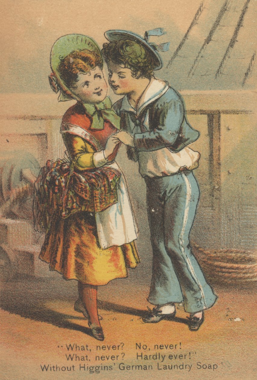 Higgins Alman Çamaşır Sabunu, c.1880 için Reklam by American School