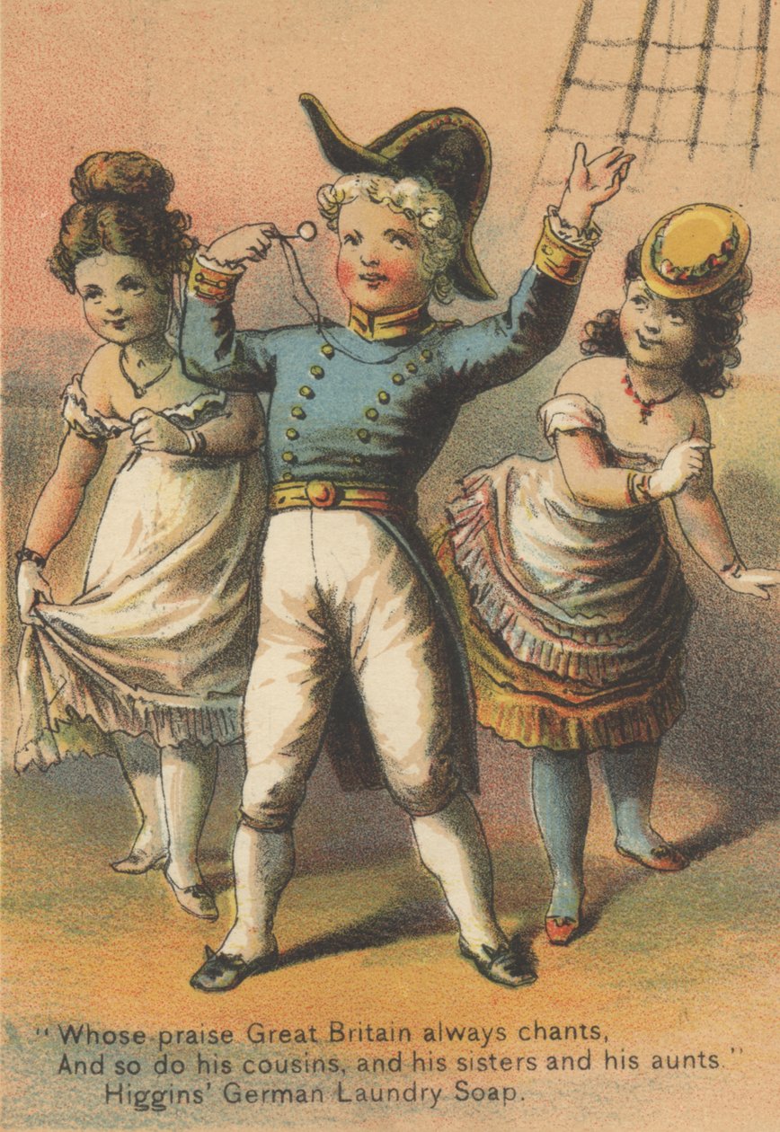 Higgins Alman Çamaşır Sabunu, c.1880 için Reklam by American School