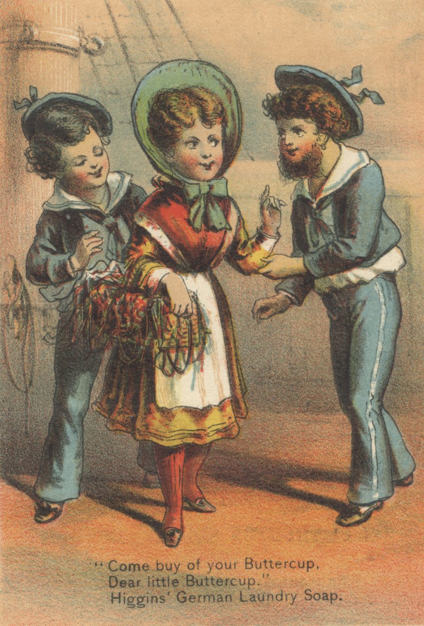 Higgins Alman Çamaşır Sabunu, c.1880 için Reklam by American School