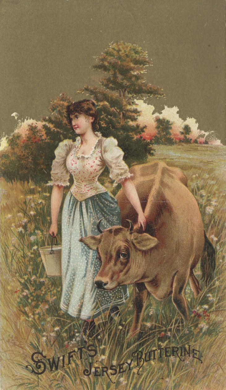 Swifts Jersey Butterine için Reklam, 1880 dolayları by American School