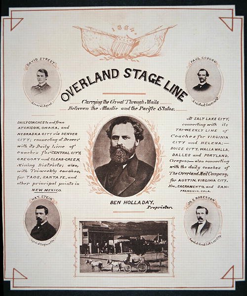 Overland Stage Line için Reklam by American School