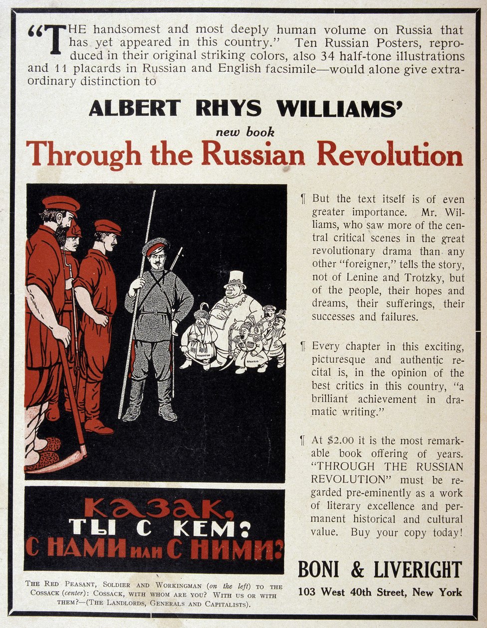 Bir Amerikan dergisinde Albert Rhys Williams