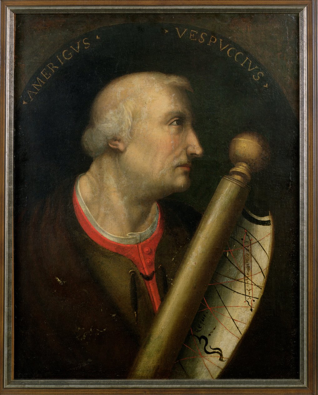 Amerigo Vespucci (1452-1512) by American School