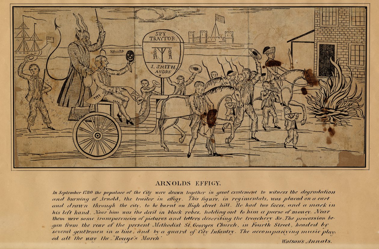 Arnolds Effigy by American School