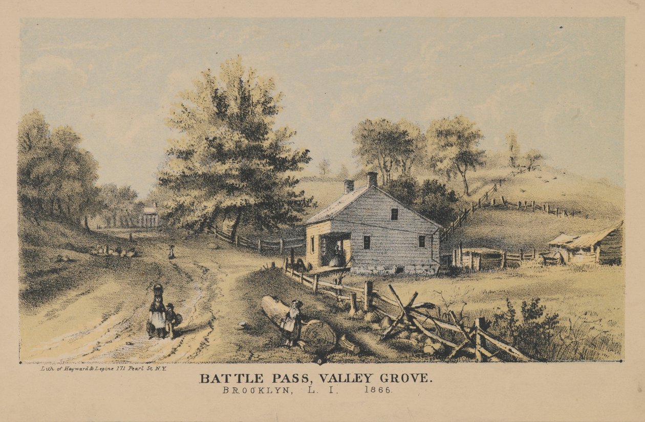 Savaş Geçidi, Valley Grove, 1866 by American School