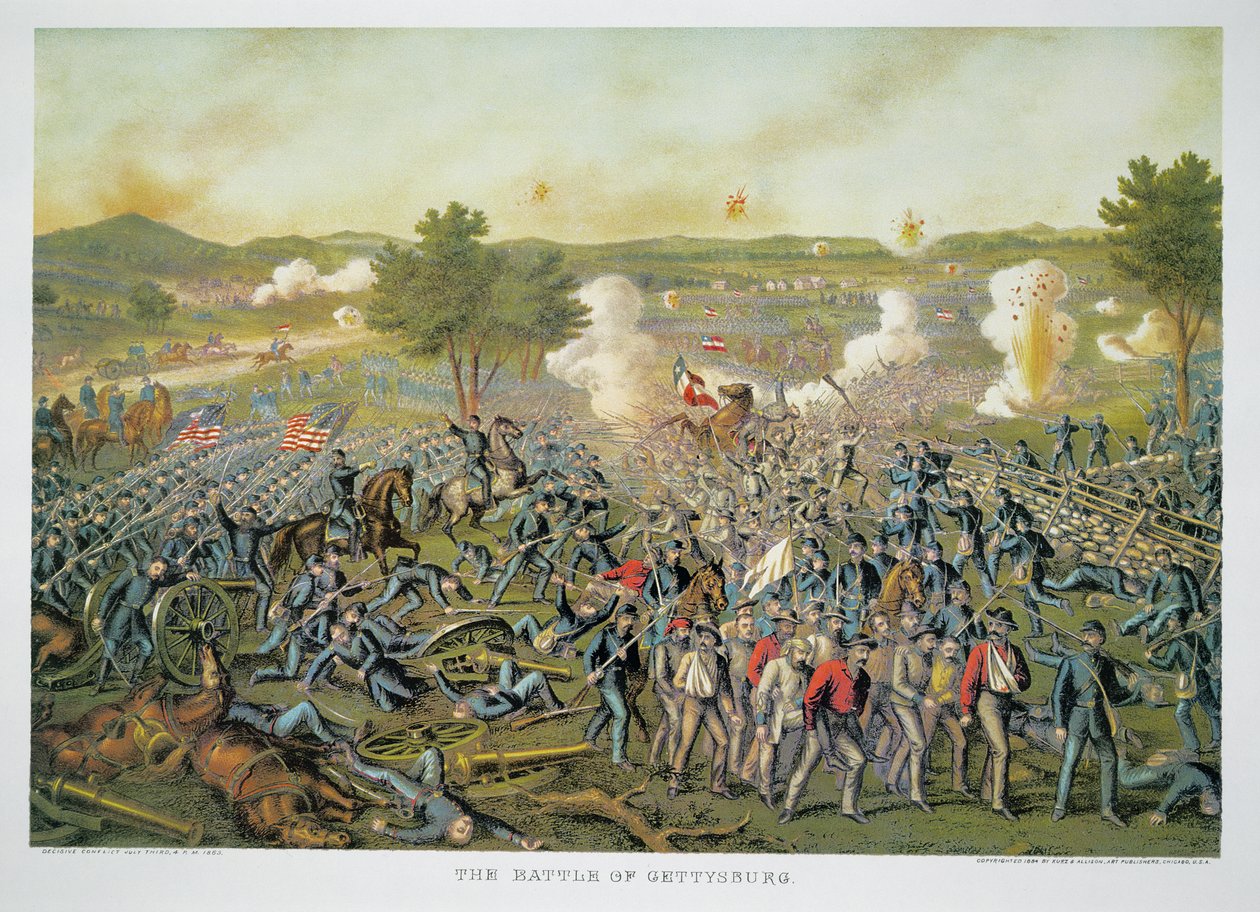 Gettysburg Savaşı by American School