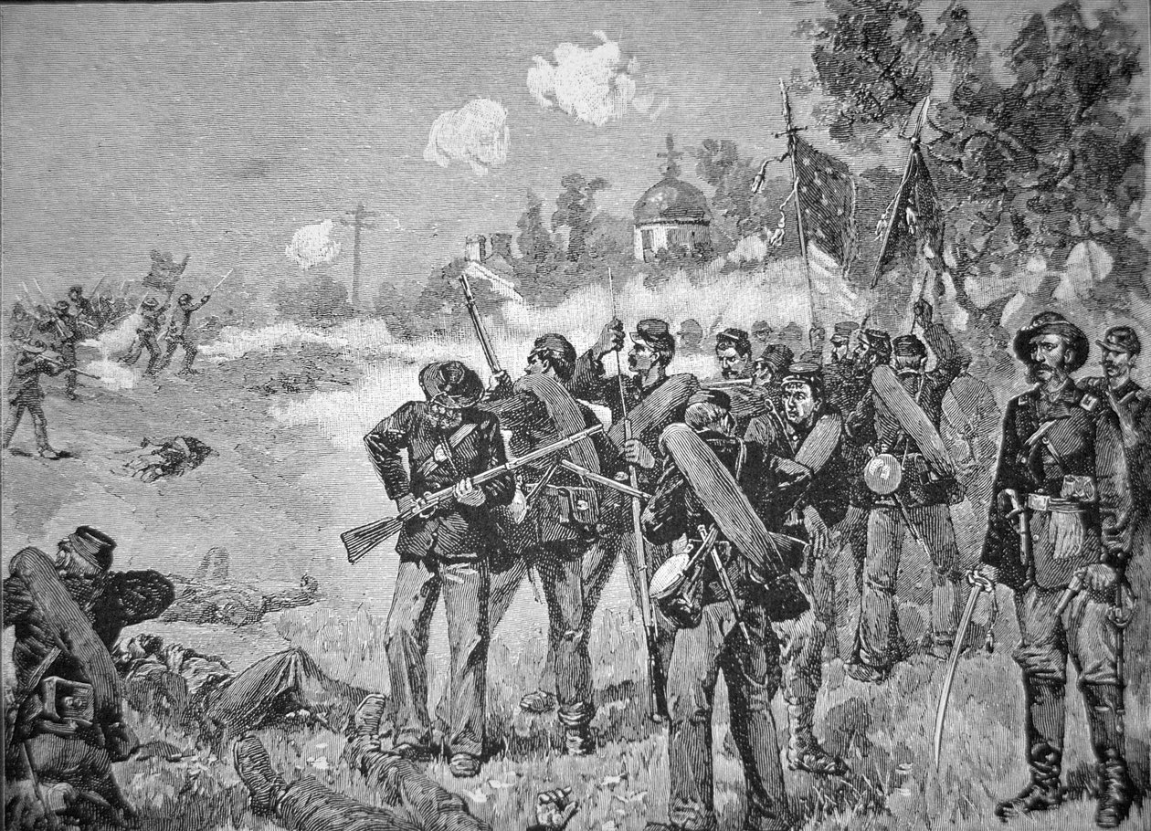 Gettysburg Muharebesi, İlk Gün Yakın Mesafede by American School