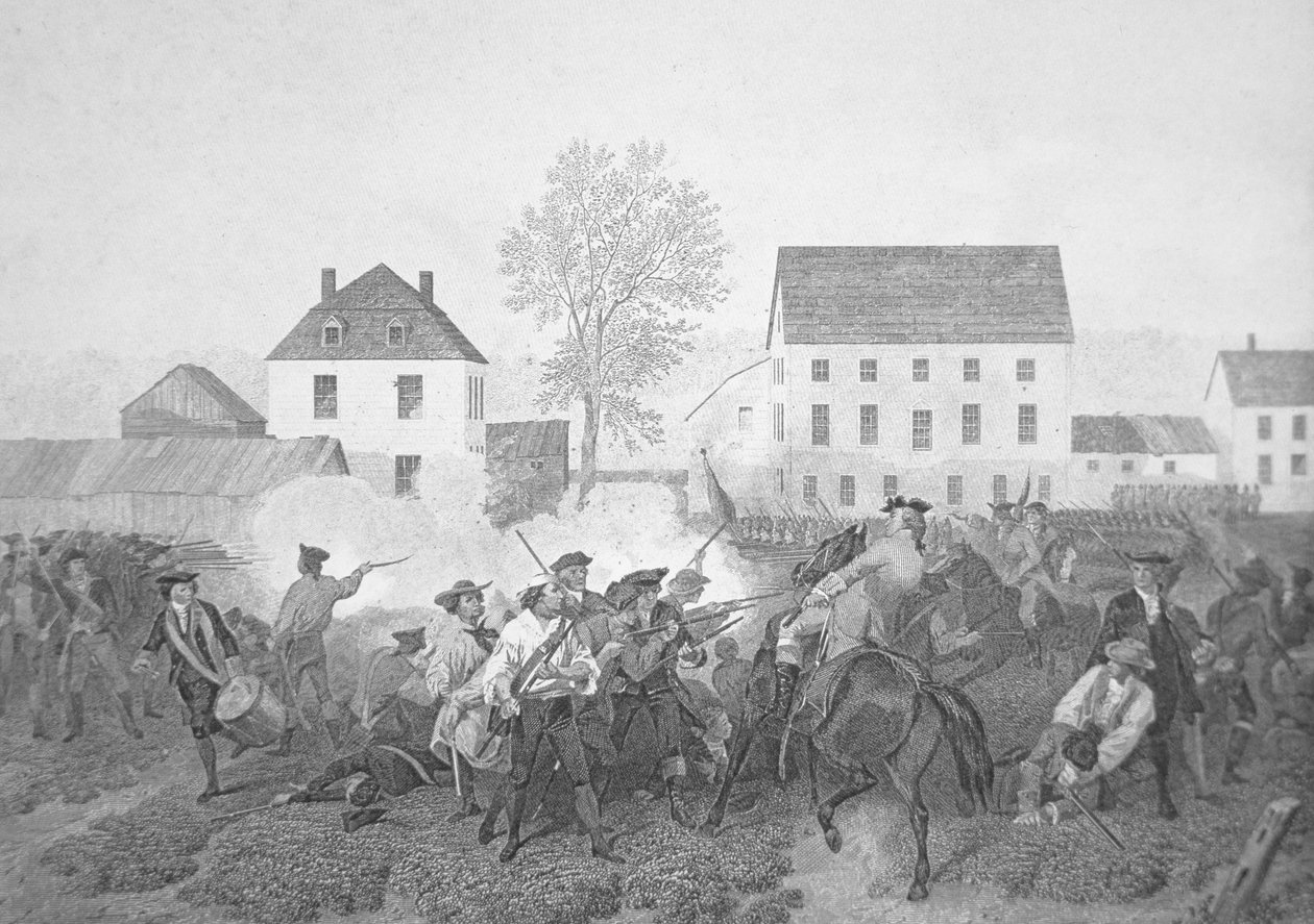Lexington Savaşı by American School