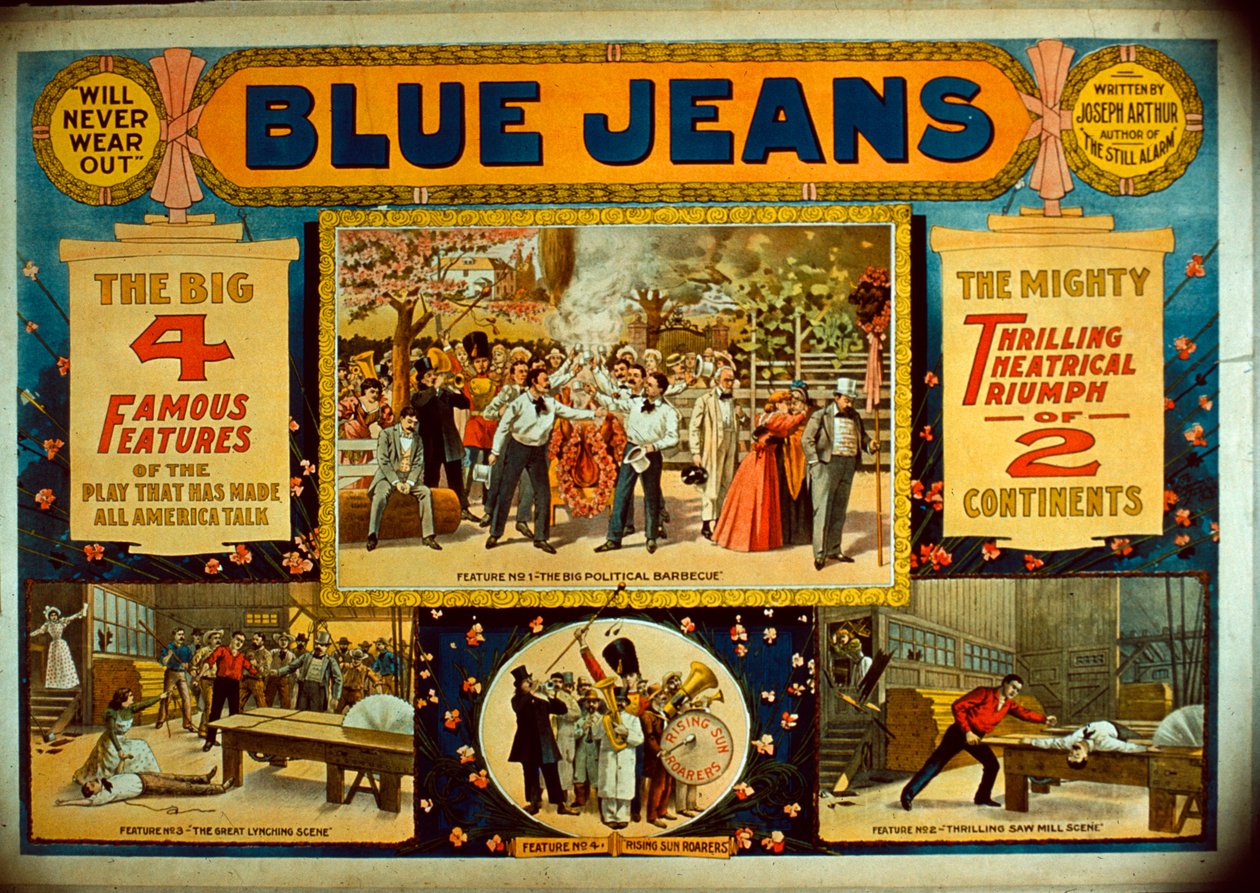 Mavi Jeans, 1890 dolayları by American School