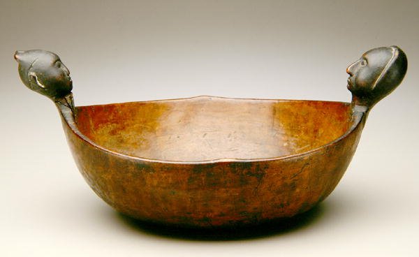 Kase, c.1800 (ahşap ve pirinç) by American School
