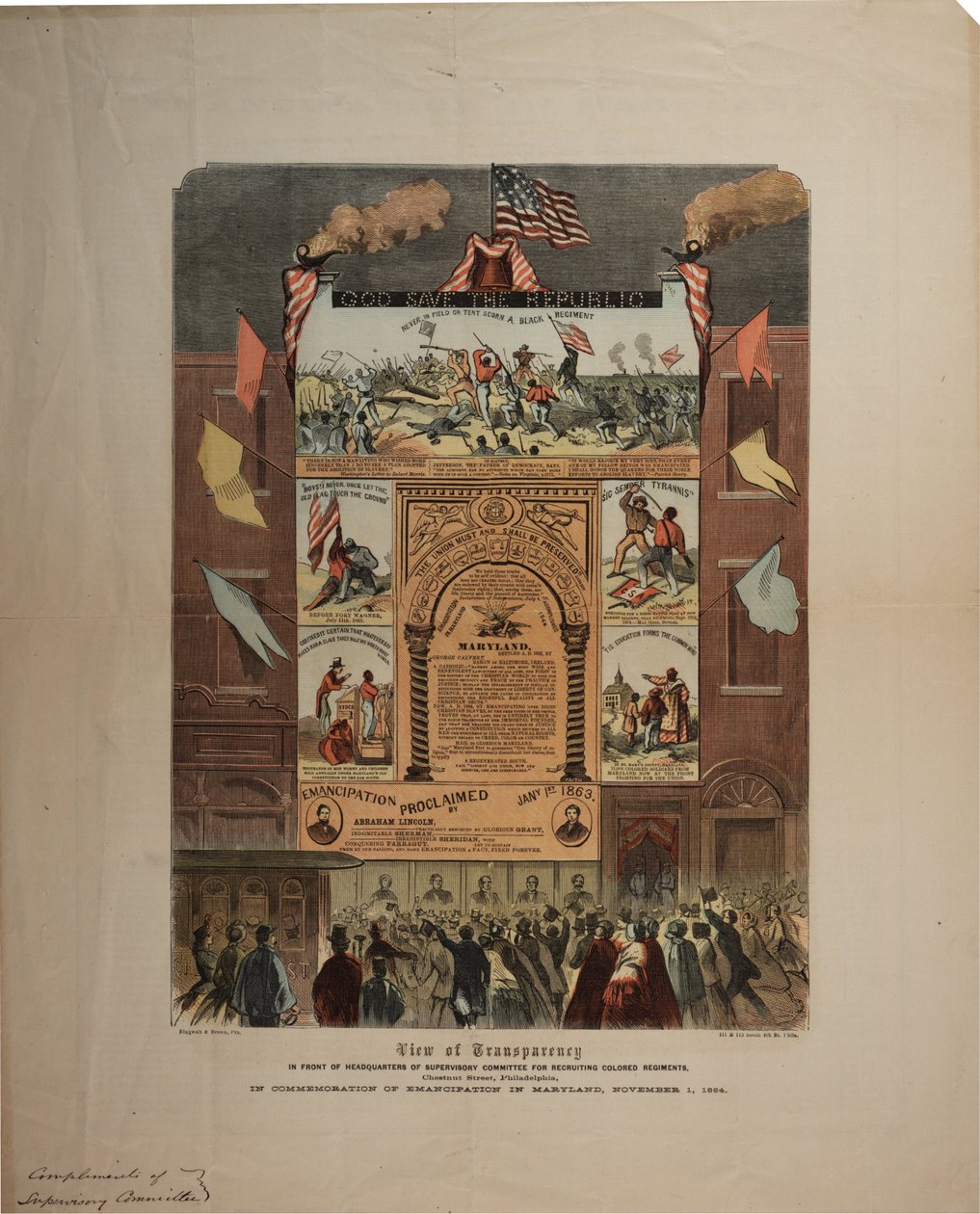 Maryland, Ringwalt & Brown (fl.1863-1865), c.1 Kasım 1864