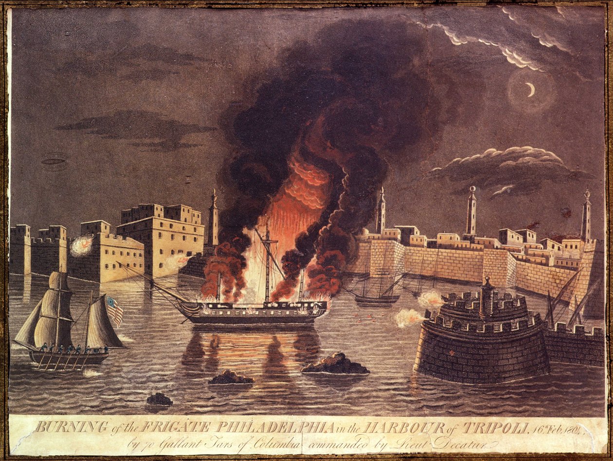 Philadelphia fırkateyninin 16 Şubat 1804