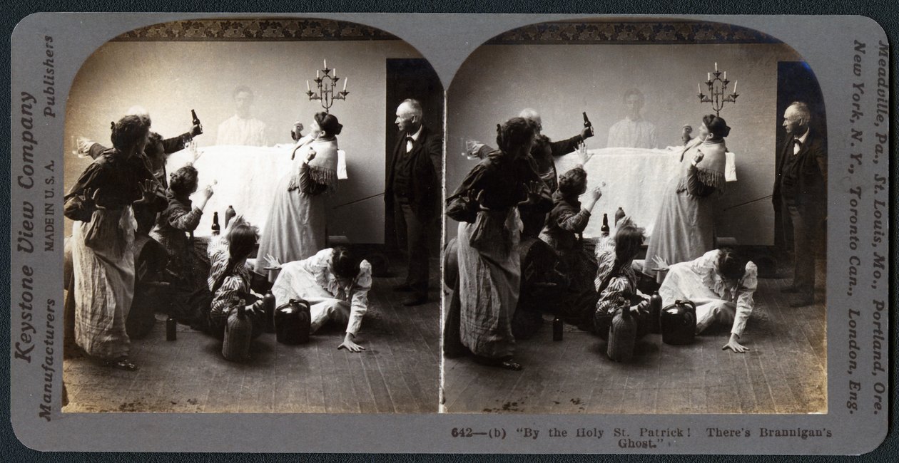 Aziz Patrick adına! Brannigans hayaleti var (stereograf) by American School