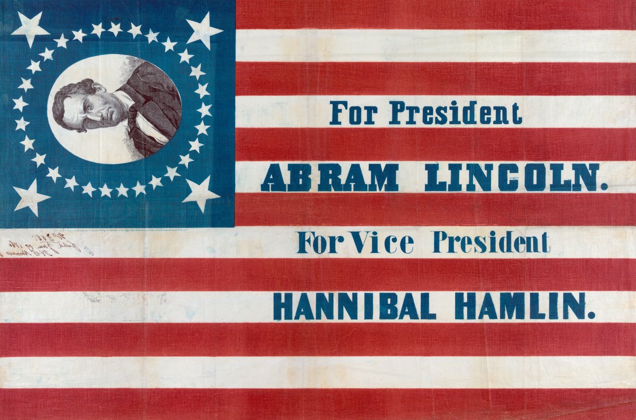 Abraham Lincoln için Kampanya Bayrağı by American School