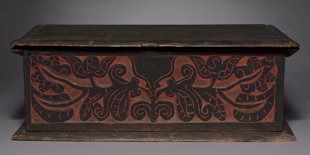Oymalı Kutu, 1680-1700 by American School