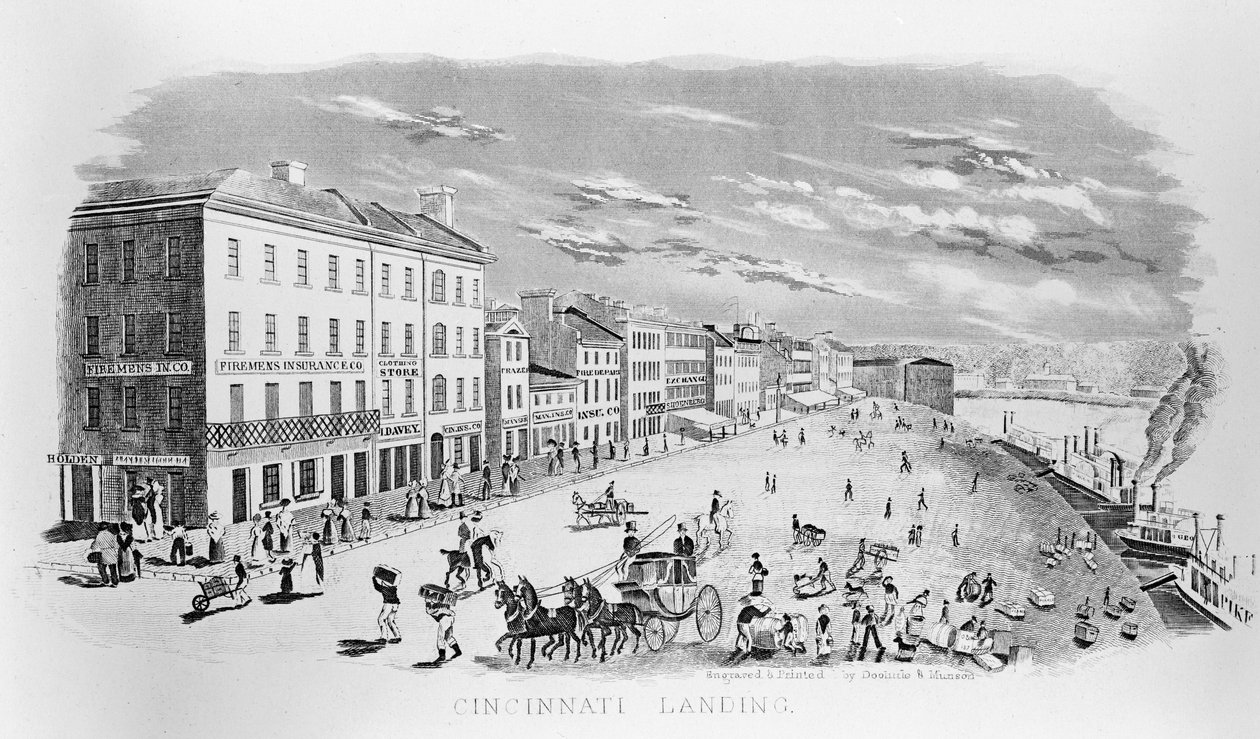 Cincinnati Çıkarması, 1841 by American School