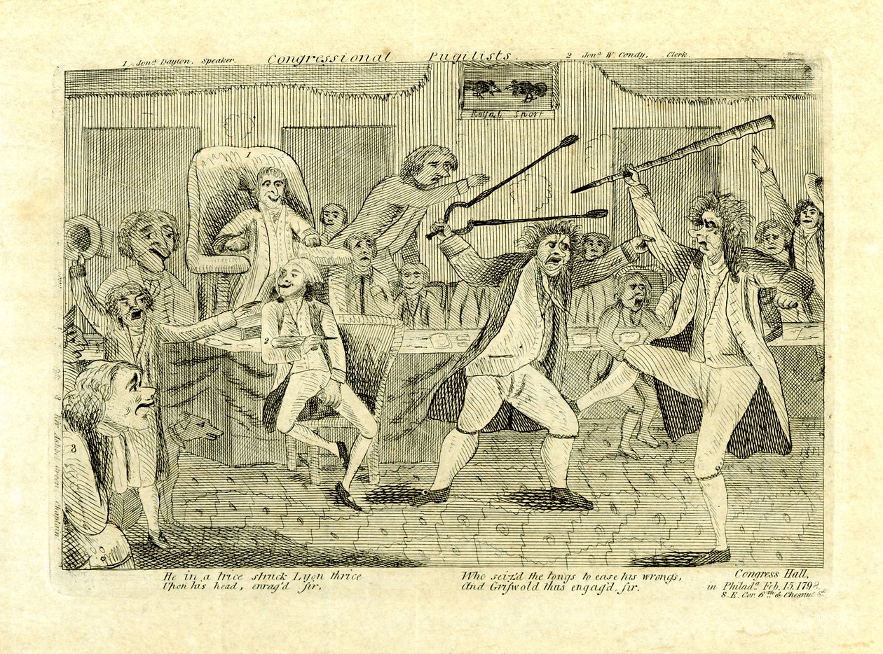 Kongre boksörleri: Griswold ve Lyon, Kongre Salonu, Philadelphia, PA by American School