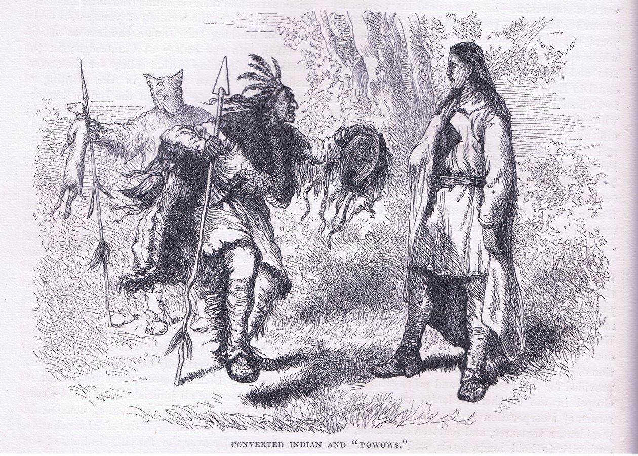 Dönüştürülmüş Kızılderililer "Powows" 1695, Cassell