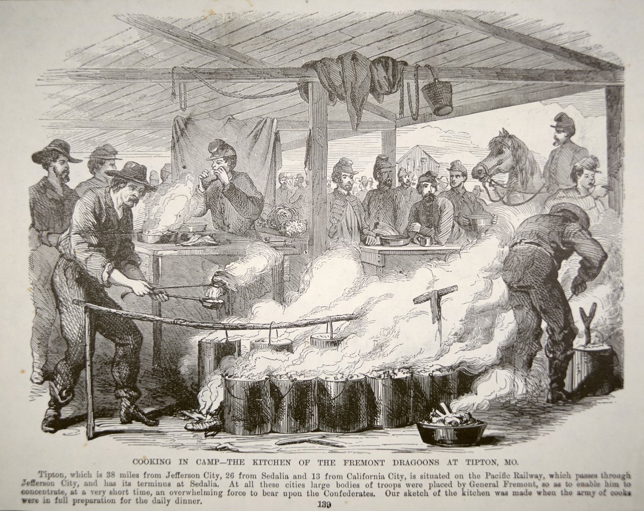 Kampta yemek pişirmek - Tipton, Missouri