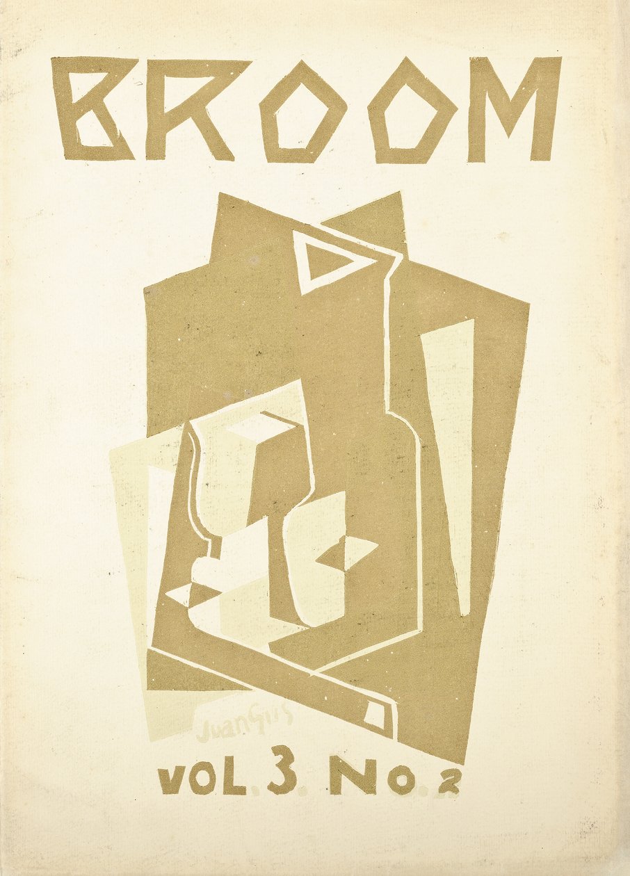 "Broom" sanat dergisinin Cilt 3, sayı 2 kapağı, c. 1921-1924 by American School