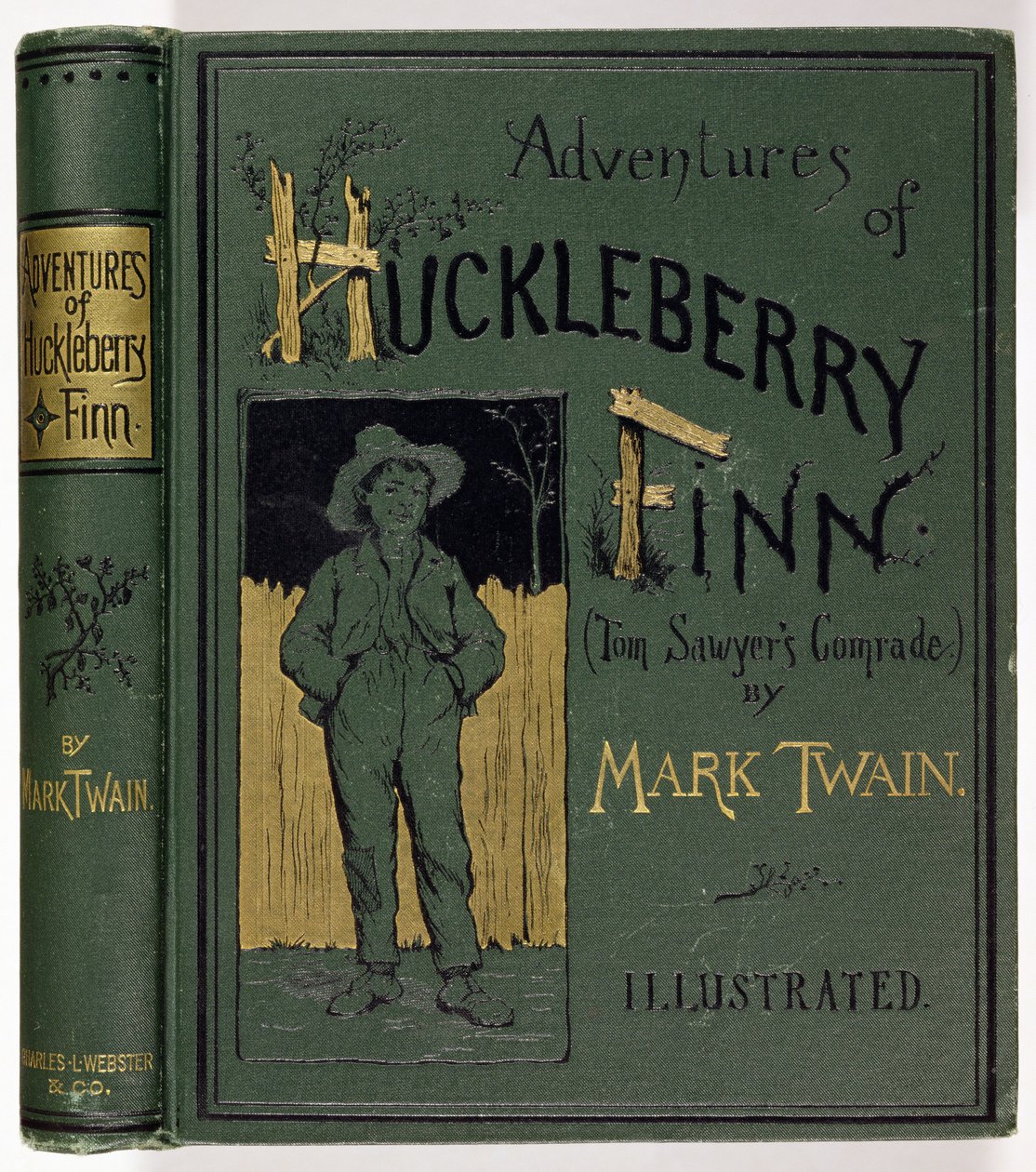 Mark Twain (1835-1910) tarafından yazılan Huckleberry Finn
