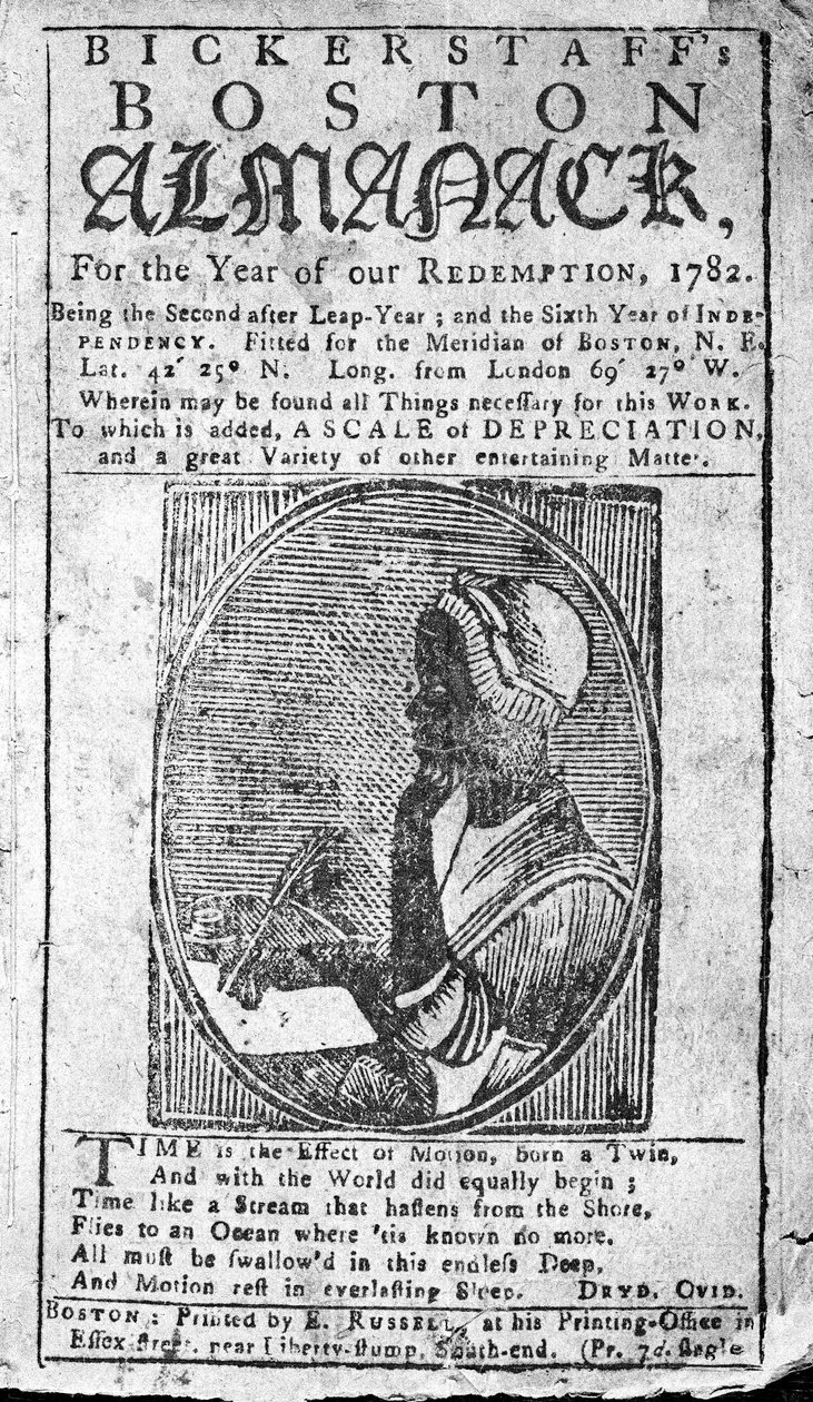 Bickerstaffs Boston Almanack