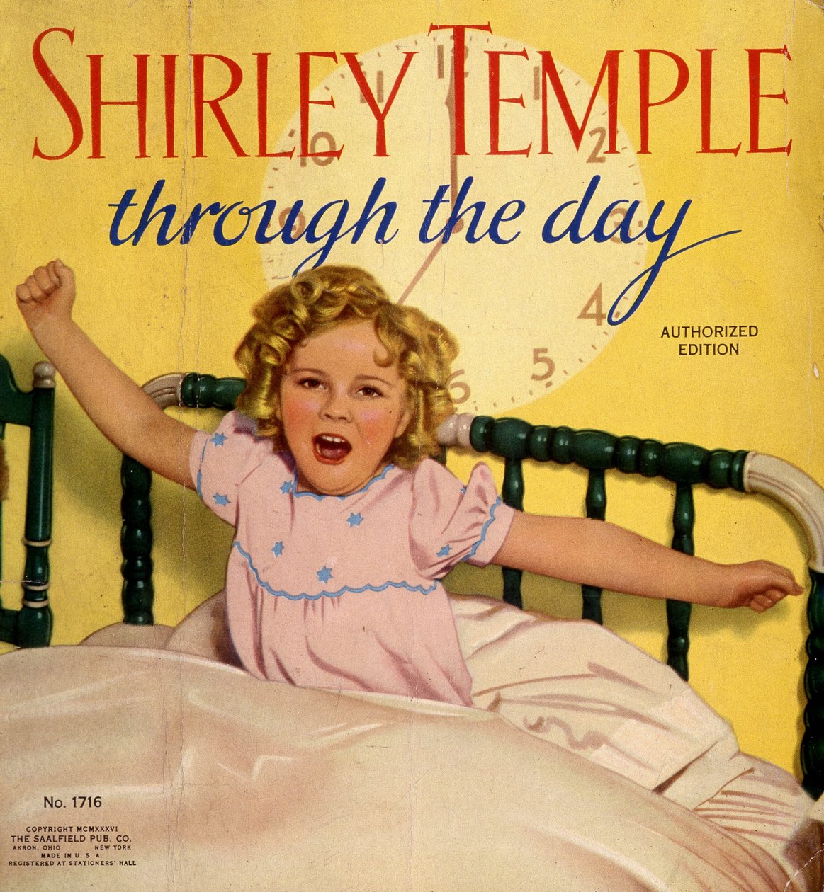 Bir Amerikan dergisinin kapağı: Shirley Temple, Amerikalı sinema oyuncusu 6 yaşında (1929-). by American School